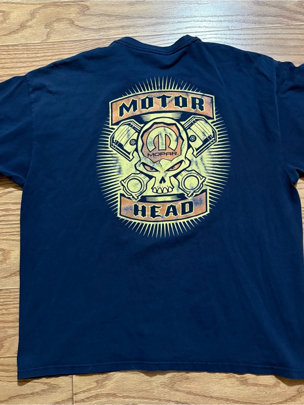 Vintage 90s Mopar Motor Head Shirt Blue Men’s 2XL